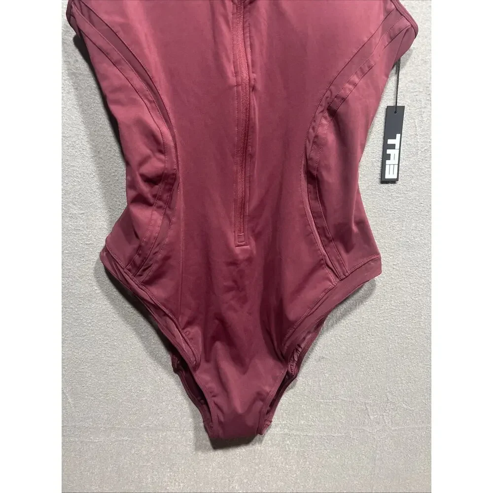 TA3 Surfy With Mesh Insert Dark Cherry Size 2X New - Picture 5 of 15